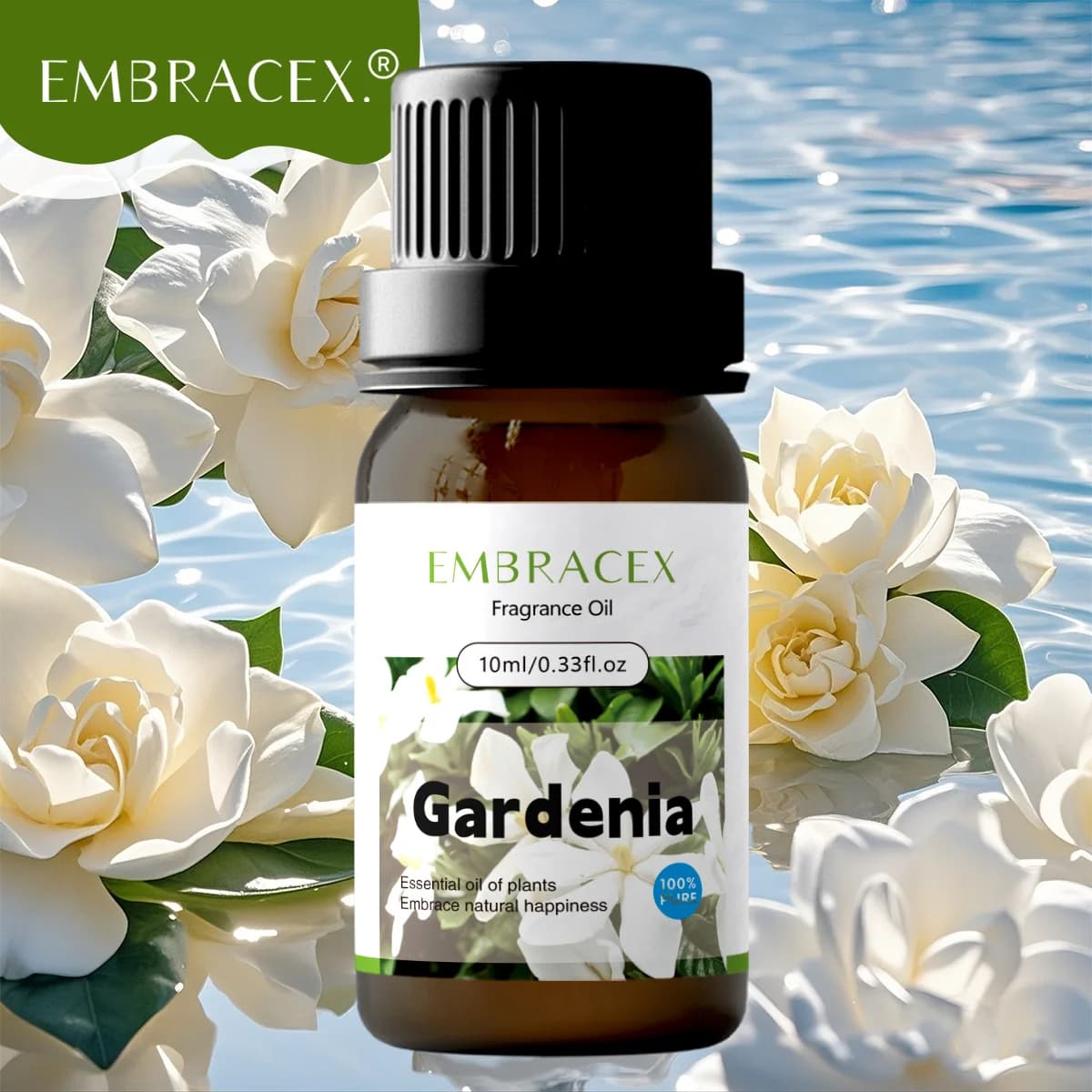 Oli da massaggio con olio essenziale di Gardenia da 10 ml Profumo floreale Produzione di candele a lunga durata Diffusori Regali per amici Donna Profumo
