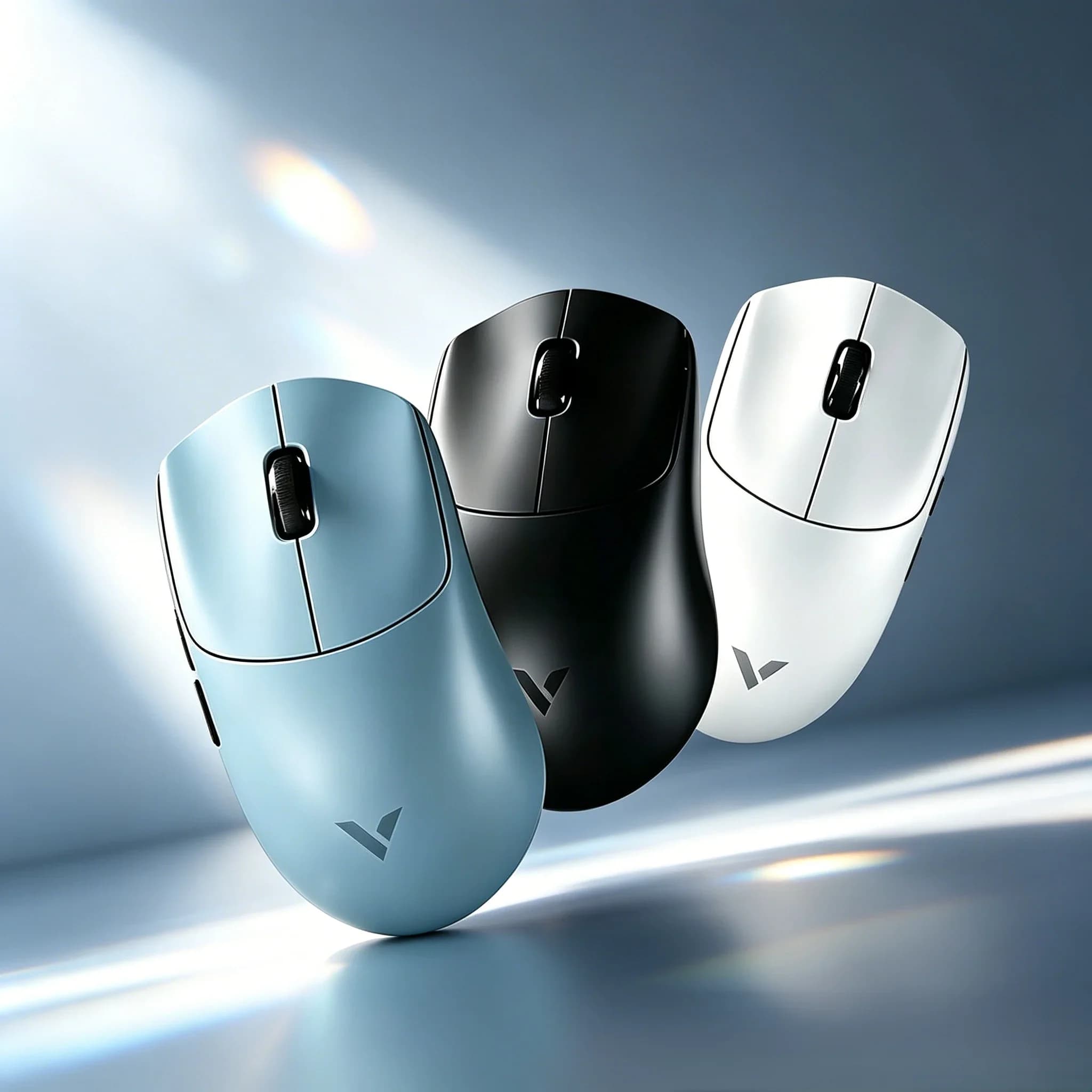 Mouse da gioco wireless Rapoo VT0 MAX PAW3950 PAW3398 Nordic54L15 Chip Dual 8KHz 45000DPI Ergonomico FPS per PC Gamer