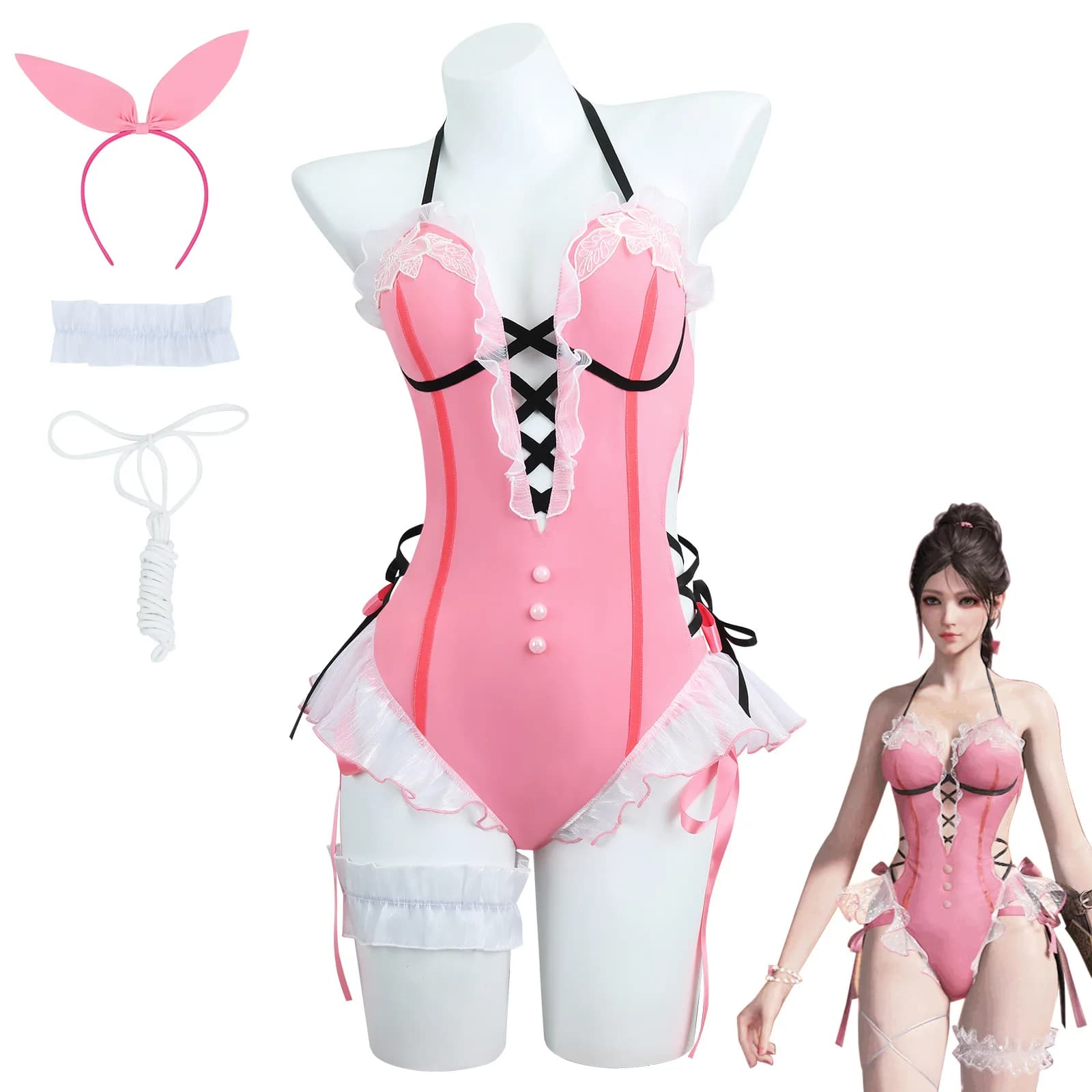 Costume cosplay Eternity per l'estate, costume cosplay costume da bagno Feria Shen