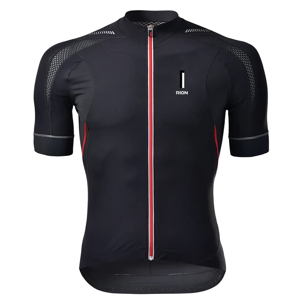 RION short sleeve cycling jersey, breathable, light, fast drying, for summer guide
