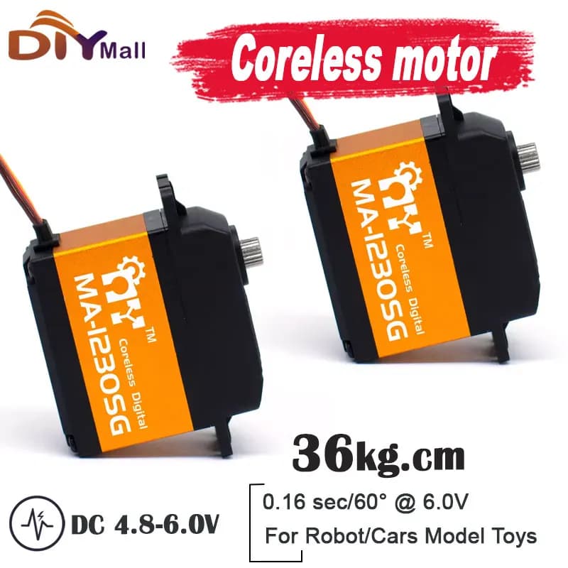 MA-1230SG 36KG Servo digitale a coppia elevata HV Metal Gear impermeabile 0.16S per RC Car Drone Robot Braccio Barca Elicottero 25T