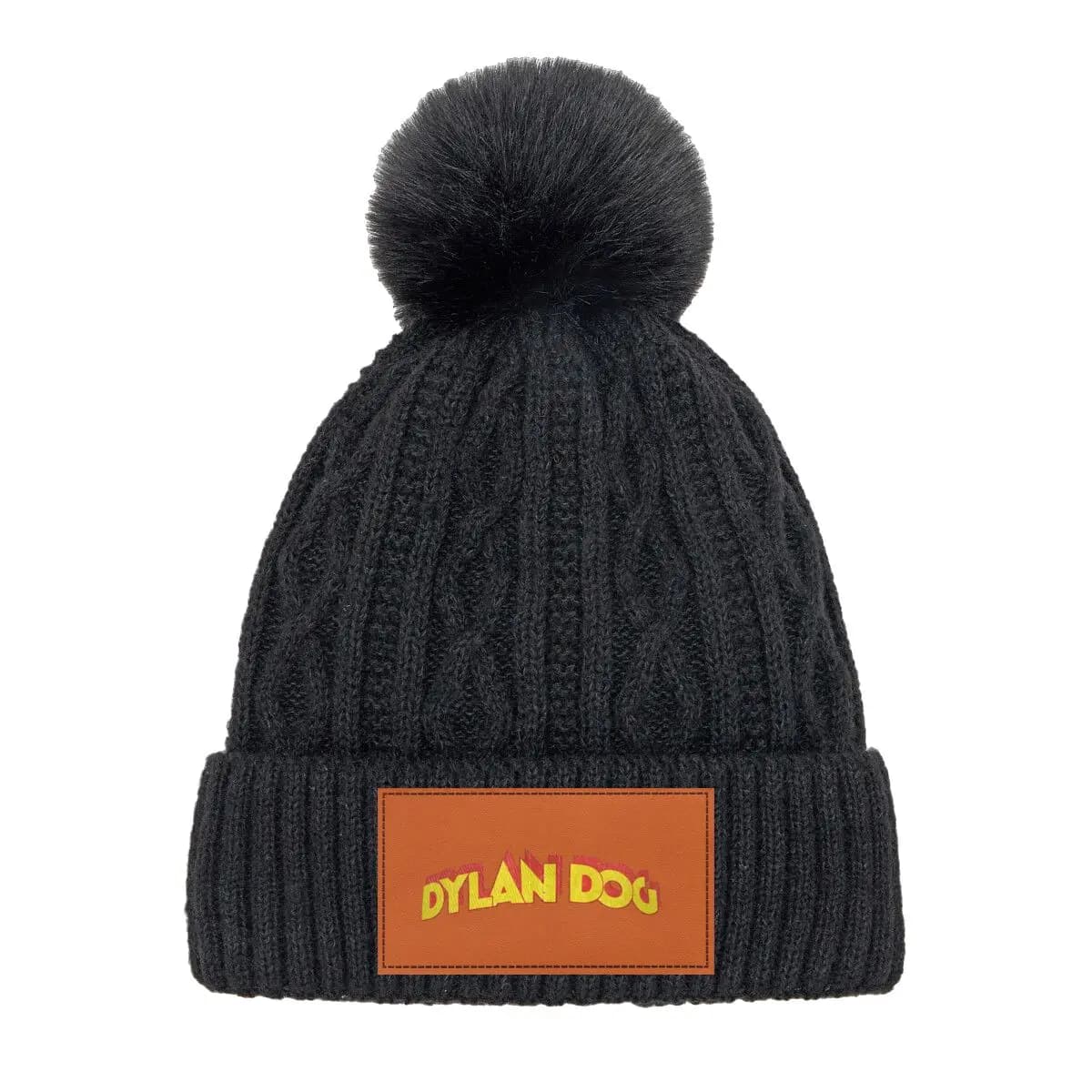 Dylan Dog Comic Logo Women's Knitted Hat Beanie Cap Winter Coldproof Hat