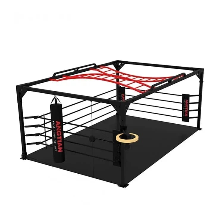 Multipurpose boxing ring for boxing bag