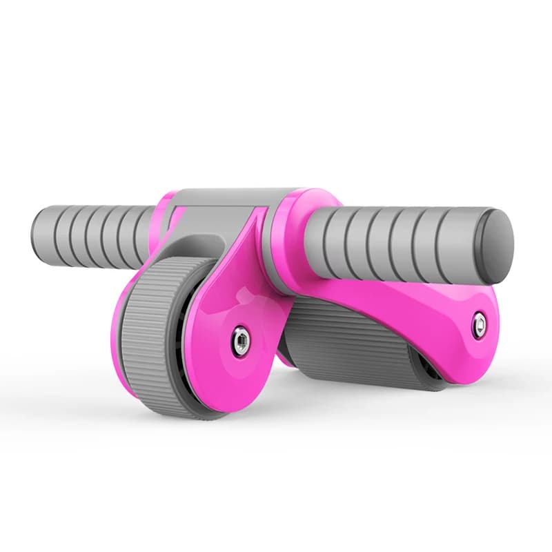 Wheel for abdominal muscles folding abdominal wheel fitness equipment multifunctional abdominal for home roller with double wheel bearing