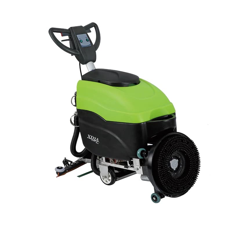 XD2A Electric manual dryer for walking behind the floor with folded handle