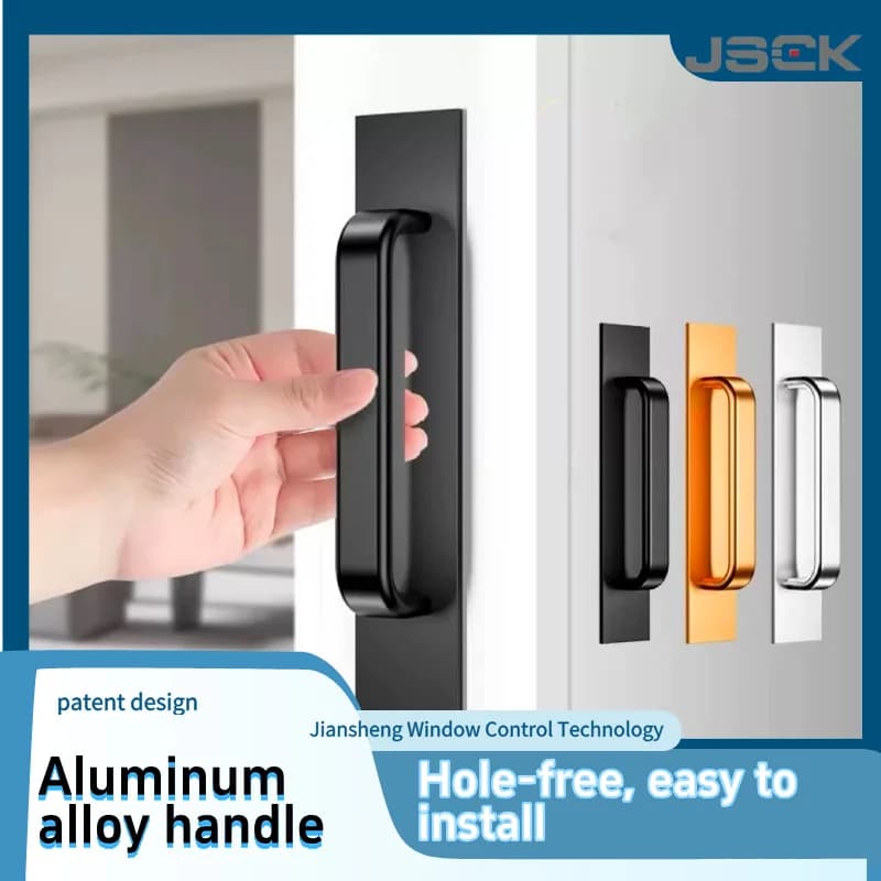 Maniglia per porta in vetro a ventosa: maniglia universale senza trapano per porte scorrevoli, armadi e finestre, maniglia per cassetto facile da installare