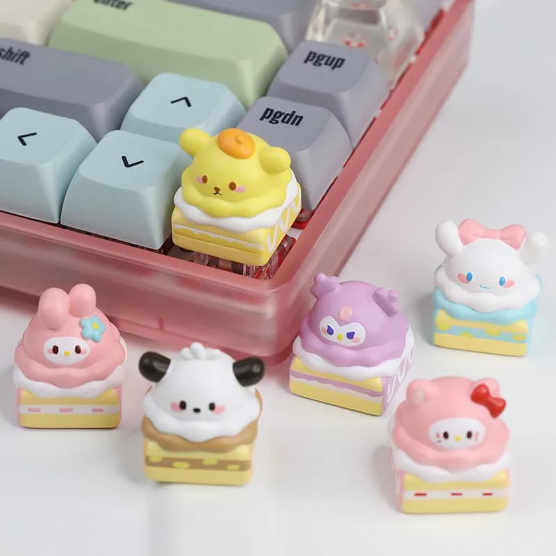 Keycap Kawaii Hello Kitty per Tastiera Meccanica - Tasto ESC Personalizzato Artigianale in Resina 3D per Switch MX - Regalo