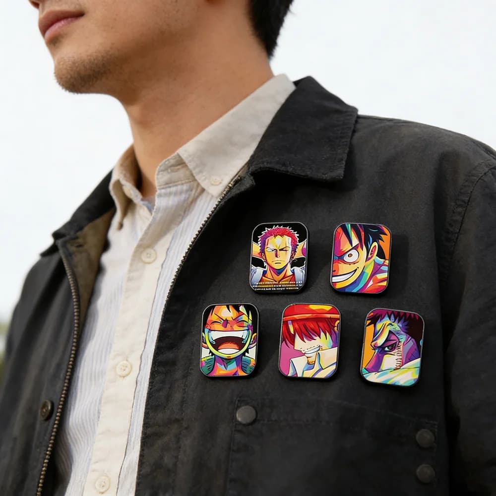 One Piece Fashion Cartoon - Beautiful Sanji characters, Nami, Usopp - Special accessory for backpacks and clothing