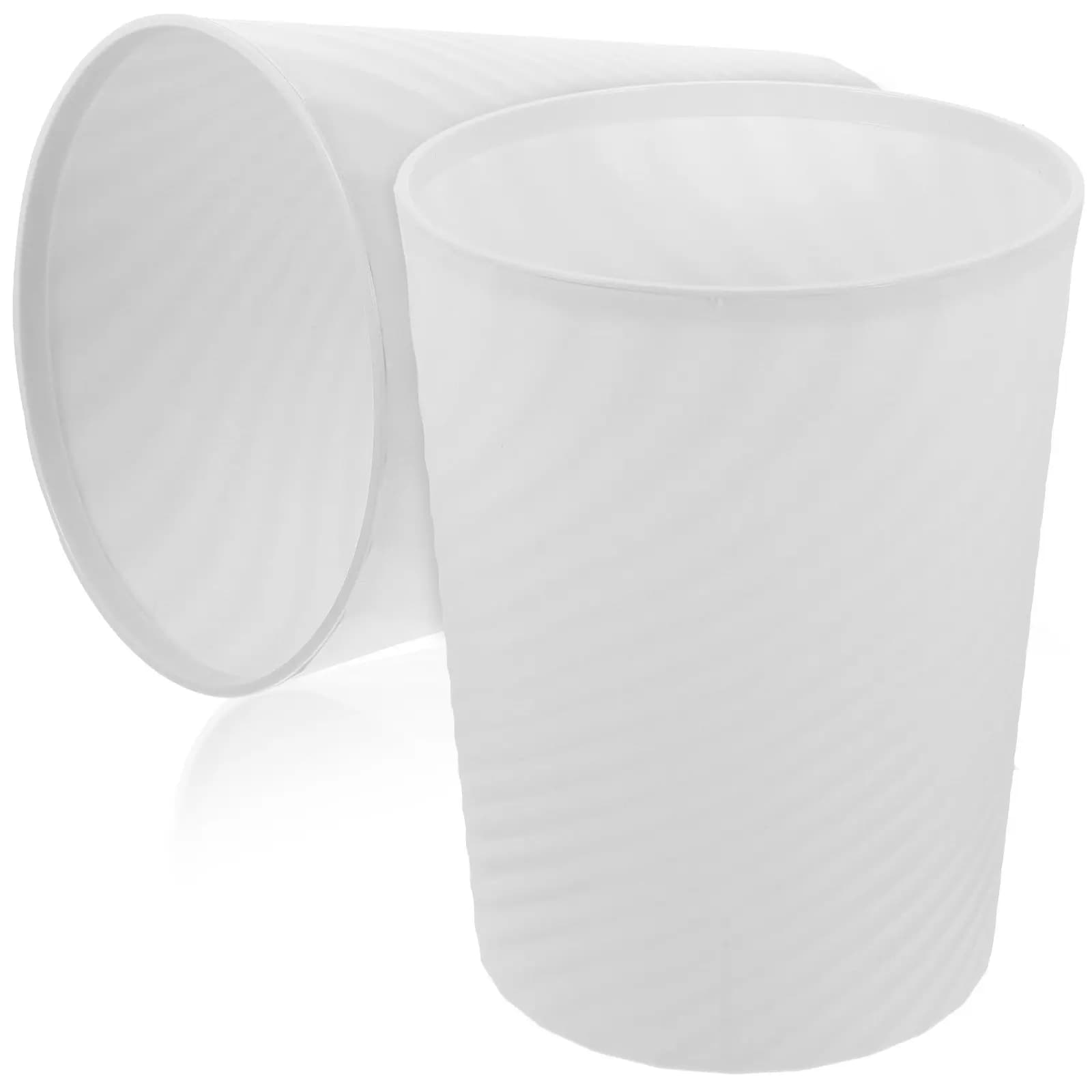 2 contenitori per rifiuti in plastica, stile semplice, per cucina, ufficio, bagno, cestino per carta.