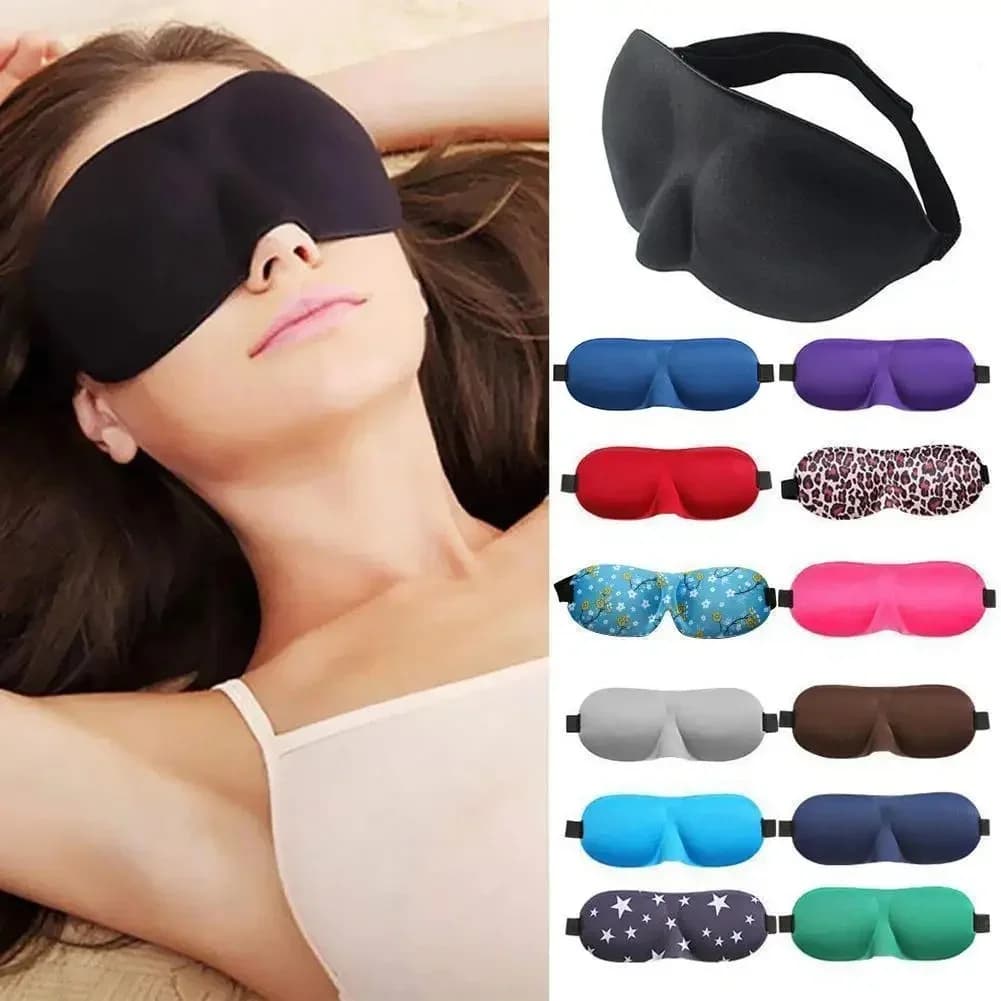 Comfortable cover for light eyes 3D shaped sleeping mask soft breathable umbrella for men and women Help for night trip rest