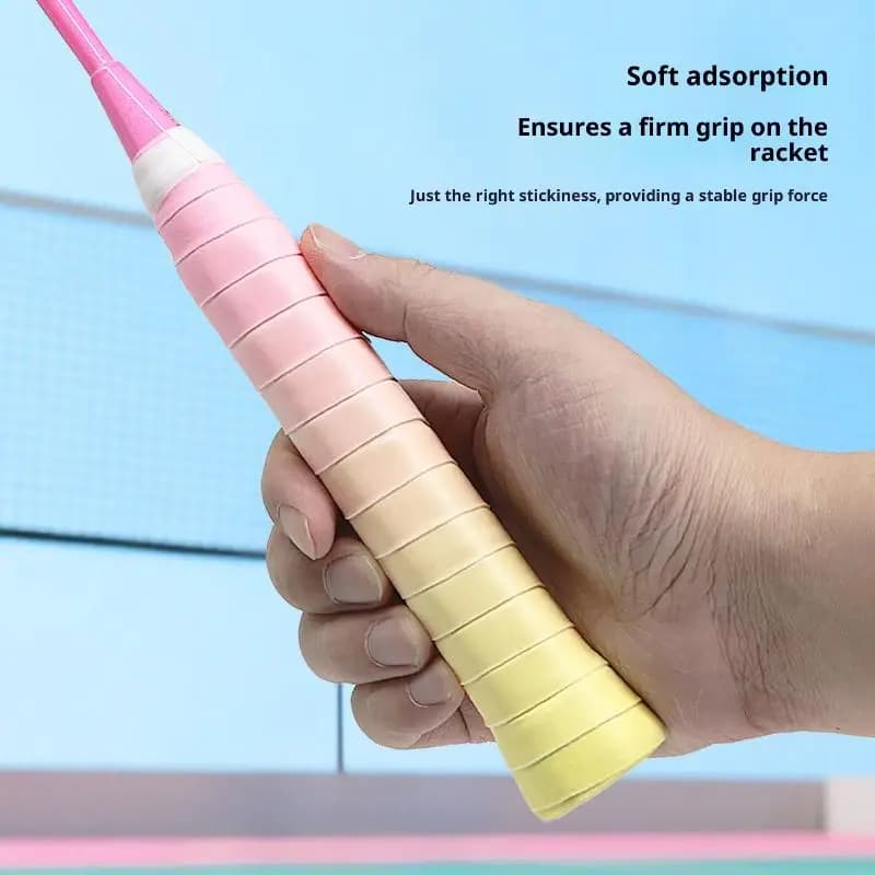 10Pcs Tennis Racket Overgrip Sweat Band Absorption Grip PU Badminton Racket Handle Grip Tennis Griptape Padel Racket Grip