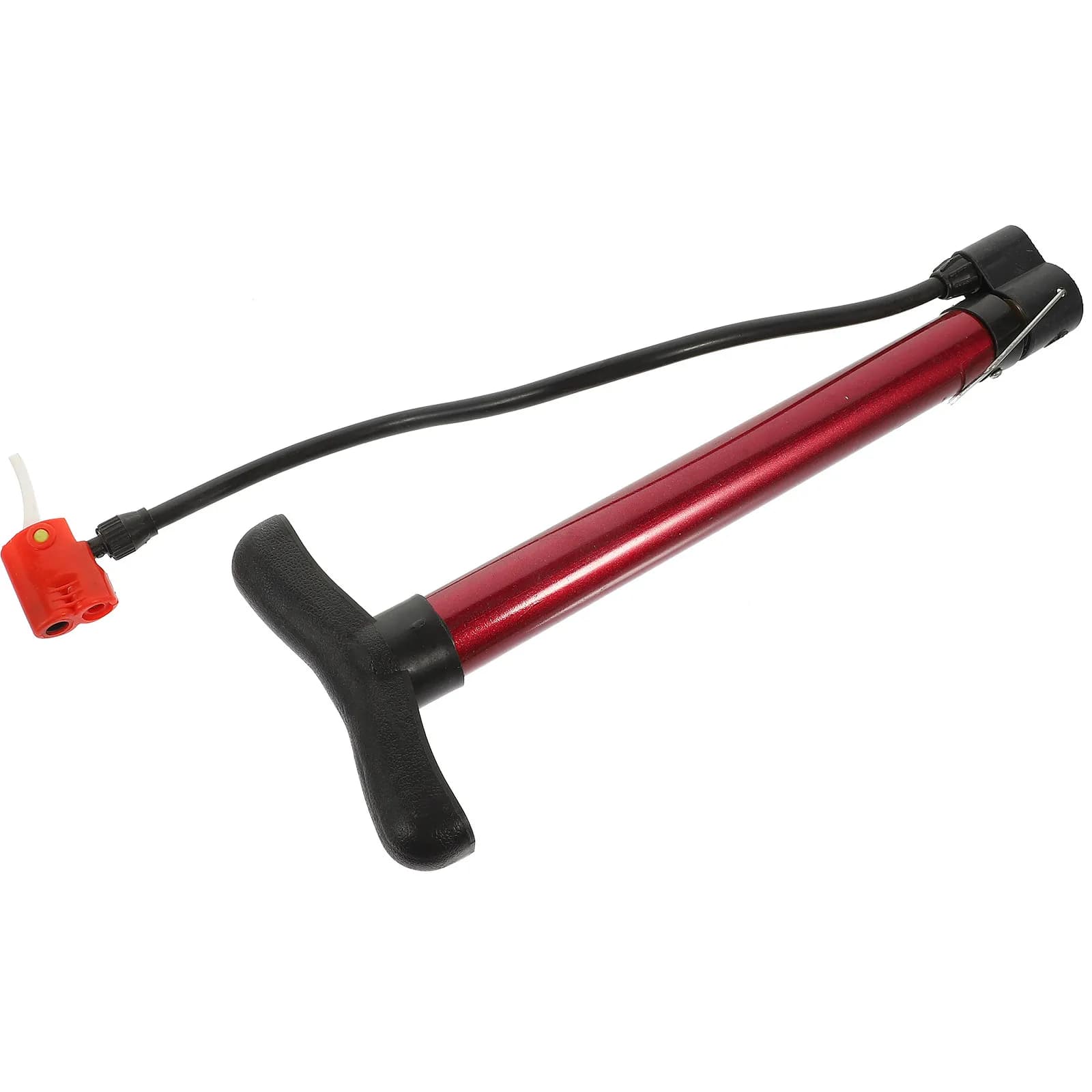 Pompa d'Aria Compatta per Pneumatici Bici, Pompa Portatile a Pedale Multiuso per Moto e Palloni, Facile da Usare