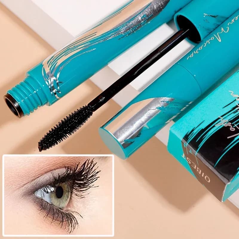 Silk Fiber Mascara 5D Waterproof Long Life silky without drooping extension black eyelashes makeup Korean cosmetics eyes
