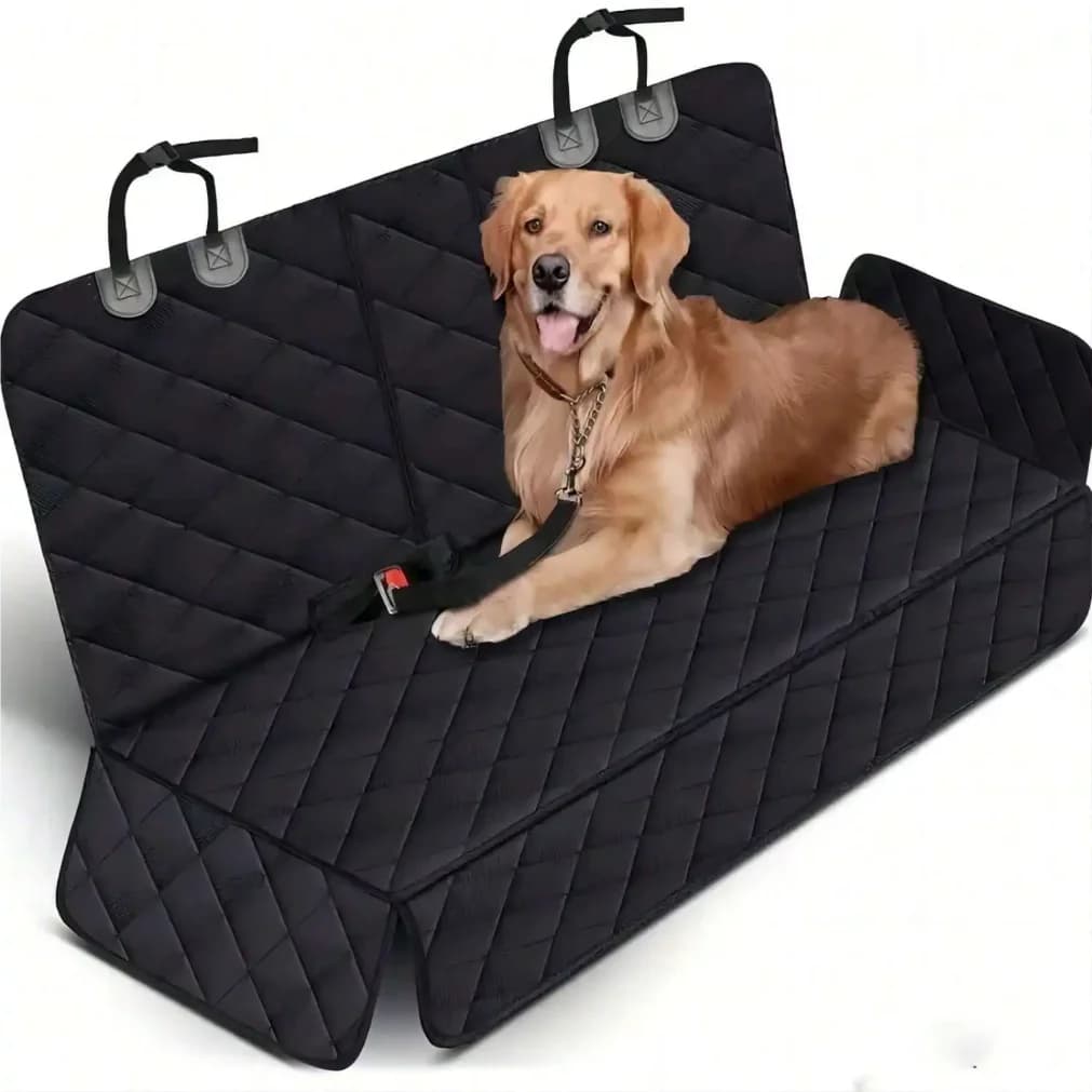 Coprisedile per auto per cani Materasso da viaggio per animali domestici Protezione impermeabile per seggiolino auto per cani con bracciolo per sedile centrale per cani2025nuovo