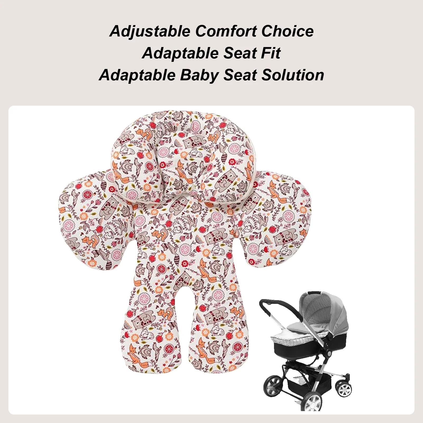 Cuscino per seggiolino auto per bambini Coprisedile per auto per bambini Supporto per la testa rimovibile Cuscino per protezione in altezza regolabile per SUV per veicolo