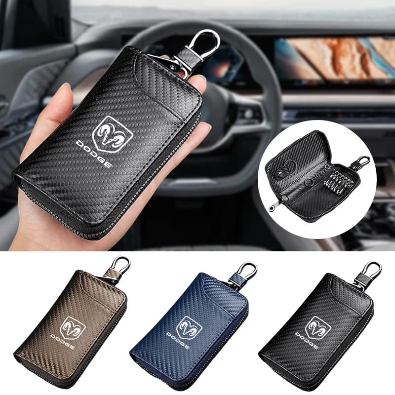Car Purse Card Money Holder License Card Case Wallet Passport Card For Dodge Journey Ram Caravan Charger Grand Avenger SRT Dart