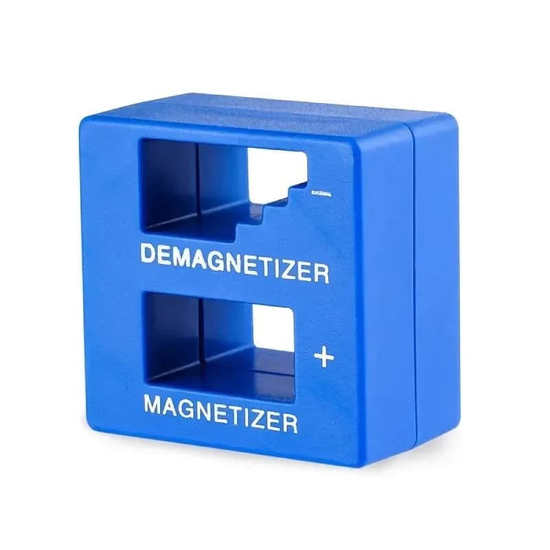 Magnetizzatore e smagnetizzatore di precisione blu, smagnetizzatore magnetizzatore per cacciavite, magnetizzazione e smagnetizzazione rapida 2 in 1