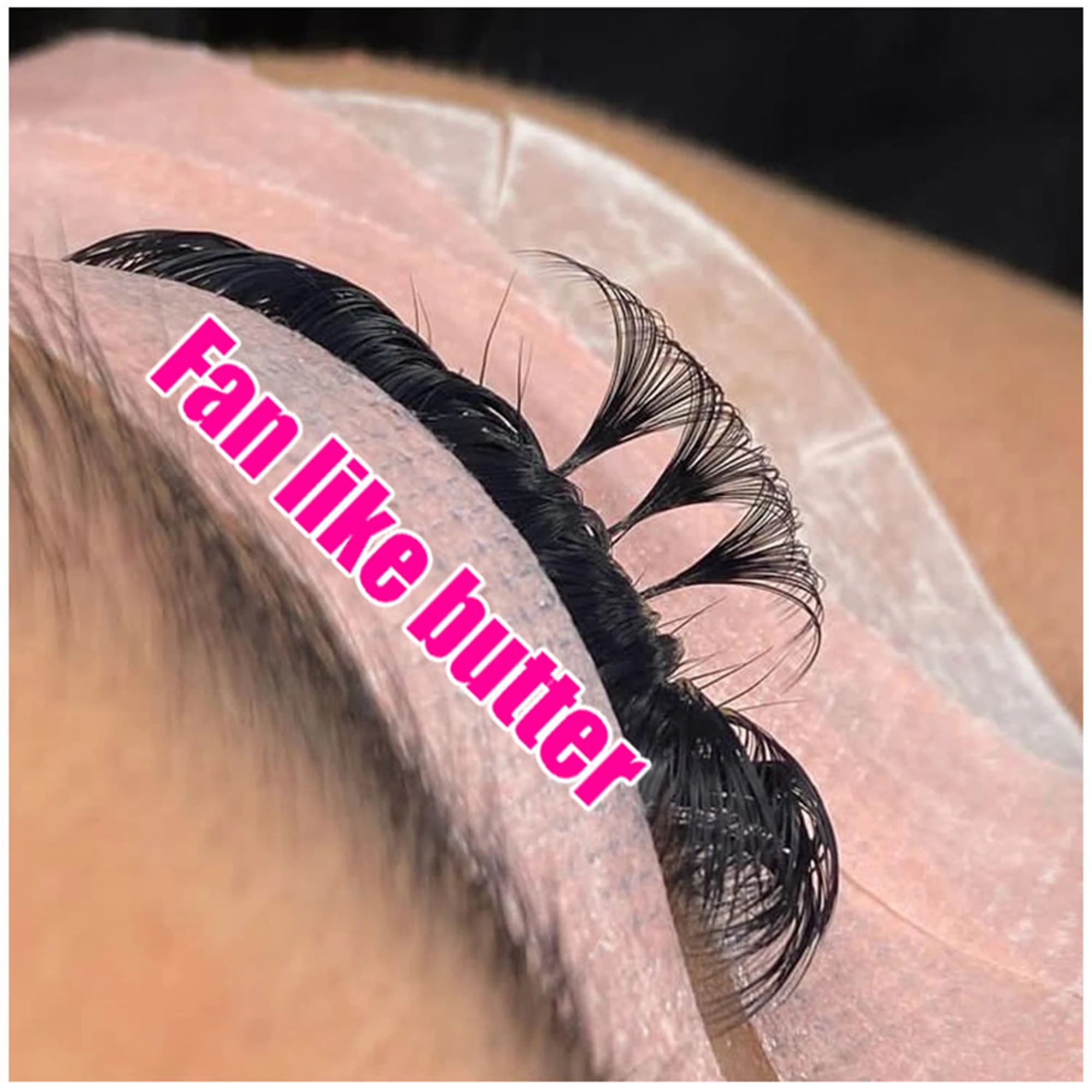 ABONNIE Extension ciglia Cashmere Easy Fan in Fibre Tecnologiche, Effetto Visone, 0.03/0.05/0.07, Ciglia a Fiore