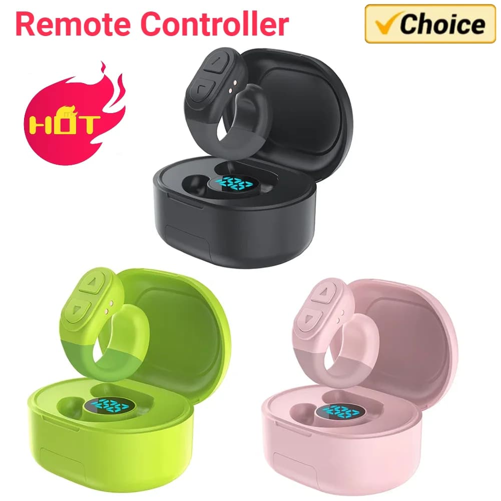 Per TikTok Scrolling Ring per TikTok Remote Control Kindle App Camera Remote Bluetooth-compatibile per IPhone Ipad Android Phone
