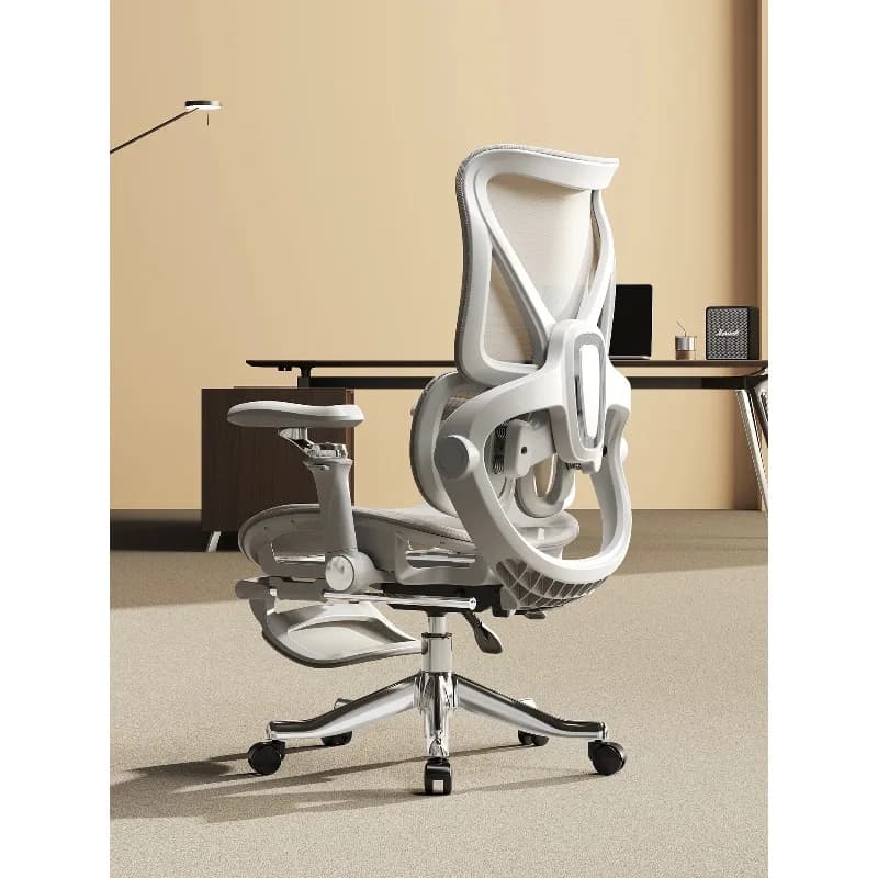 Sedia ergonomica per seduta lunga, comoda sedia per computer da ufficio con supporto lombare, sedia da gioco per la casa