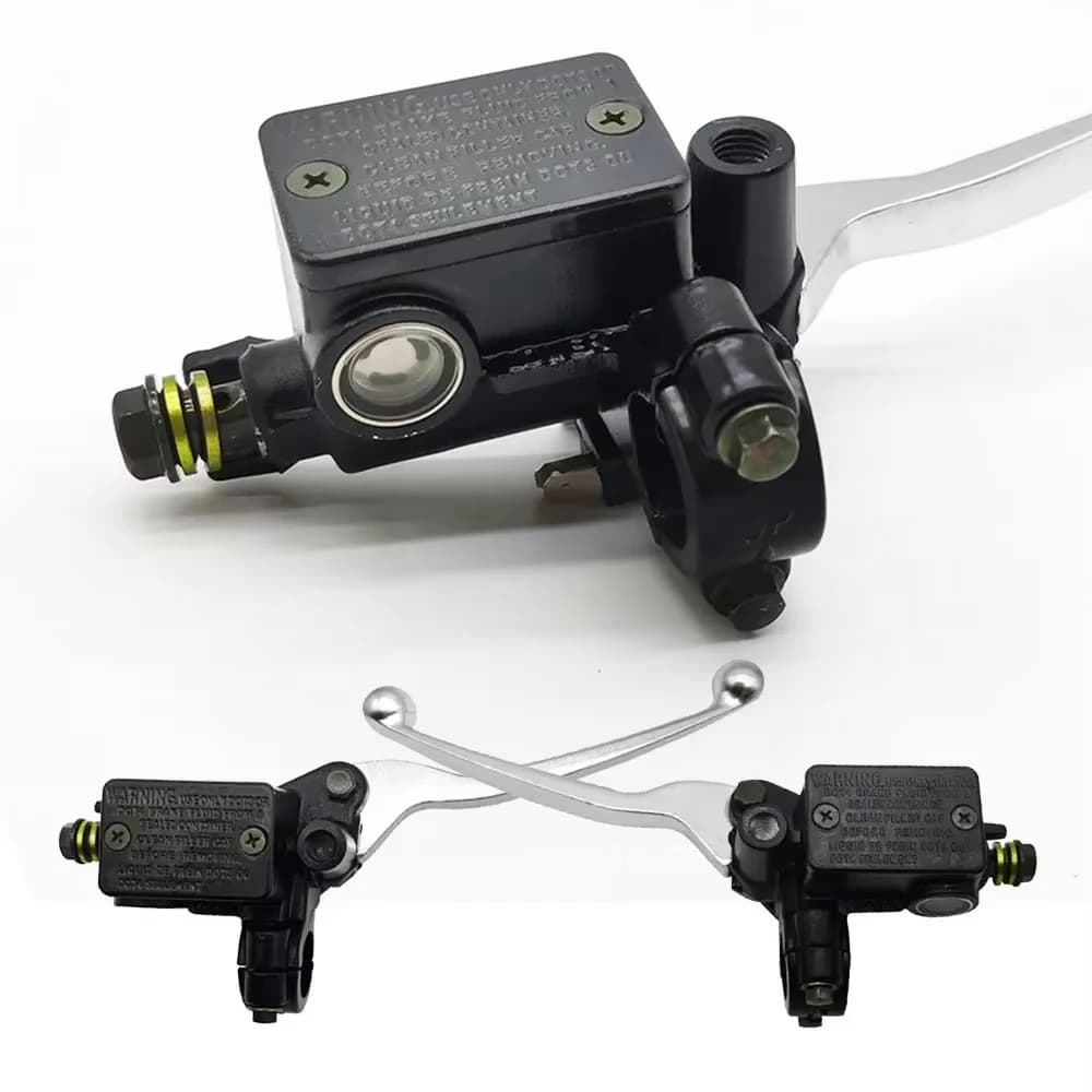 Motorcycle Brake Pump Universal 7/8'' 22mm Handlebar Hand Brake Master Cylinder Lever for Dirt Pit Bike ATV Quad Moped Scooter
