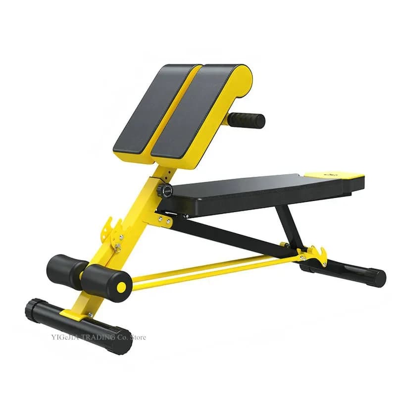 Adjustable Multi-Workout Abdominal Bench, All-in-One AB Roman Chair, Fitness Equipment Dumbbell Stool For Gym Home