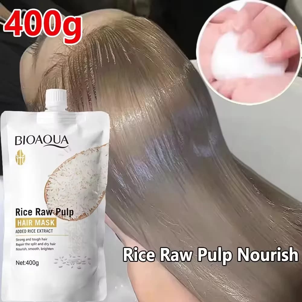 Magic mask for keratin hair 5 seconds Repair damaged crespi hair Soft smooth shiny Rice moisturizing Hair care 10/30/50/100/400g