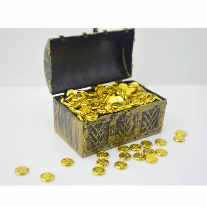 1/6 Scale Figure Plastic Gold Coins Treasure Model Scene Accessories For 12 inches Action Figure Dolls Anime Toys