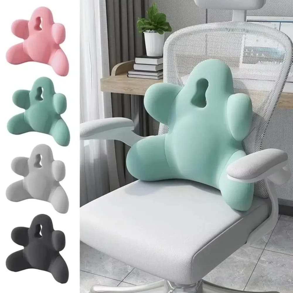 Cuscino ergonomico in memory foam con supporto lombare - 100% memory foam