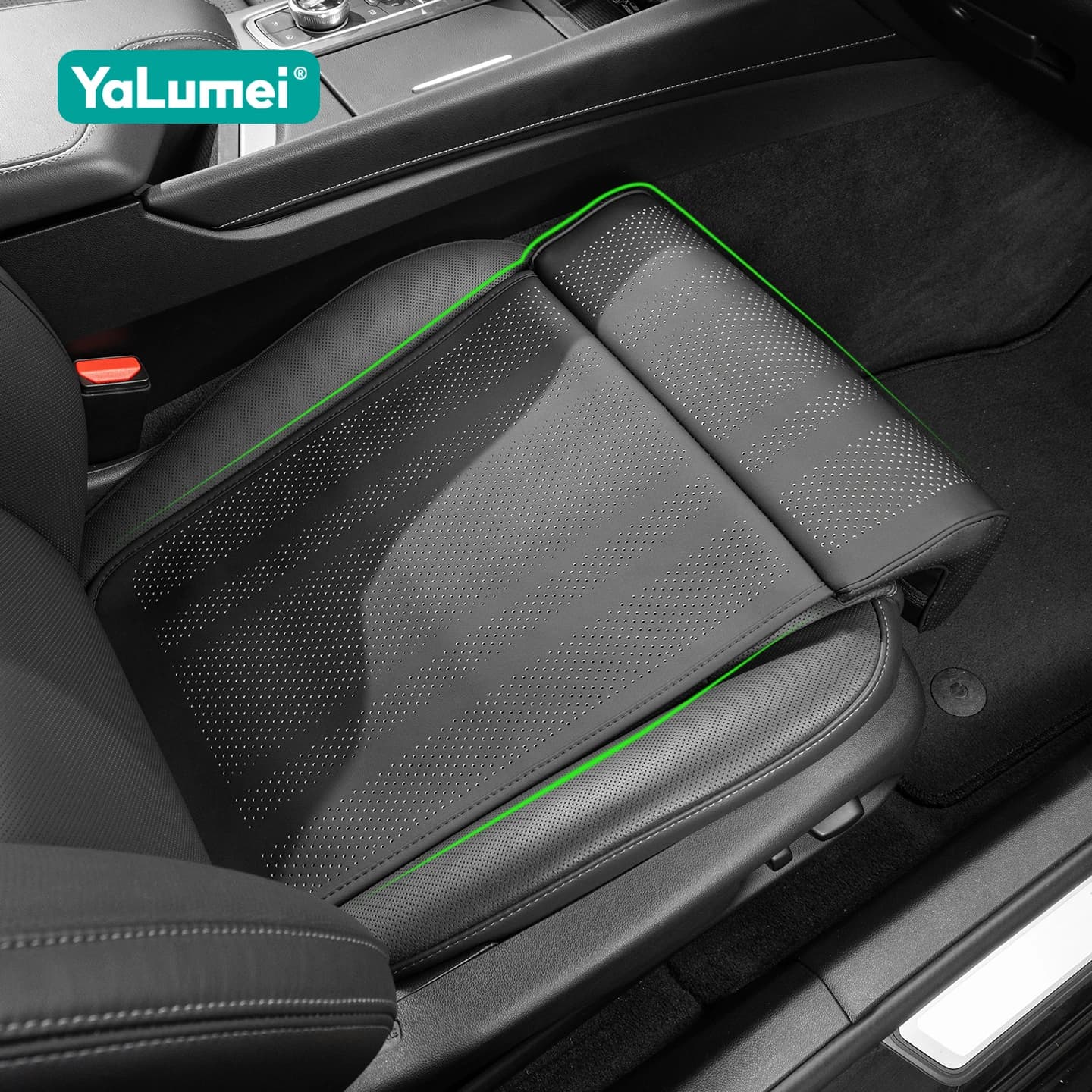 For Alfa Romeo Giulietta Mito Brera GT Spider 4C 147 156 159 166 Car seat Leg support Extension Zerbino Pad Poggiapiedi Cover