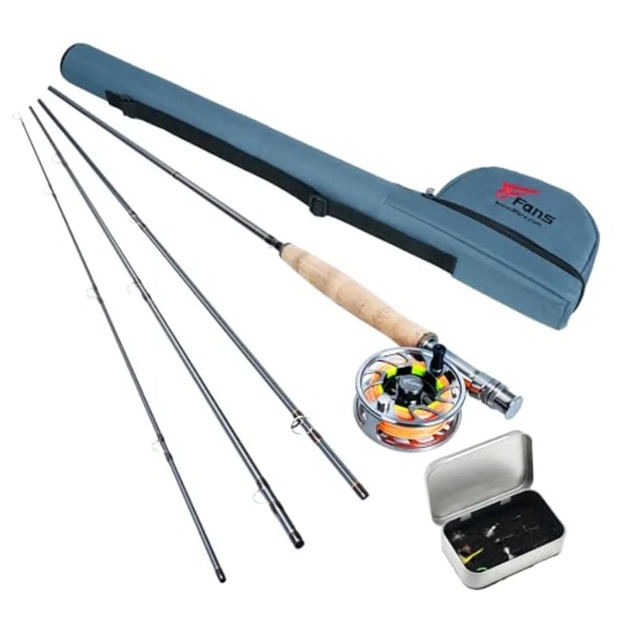 Set Fishing rod and reel in Moscow, 4 Sections, Portable barrel, Aluminum alloy reel CNC machined, Complete Kit for Beginners