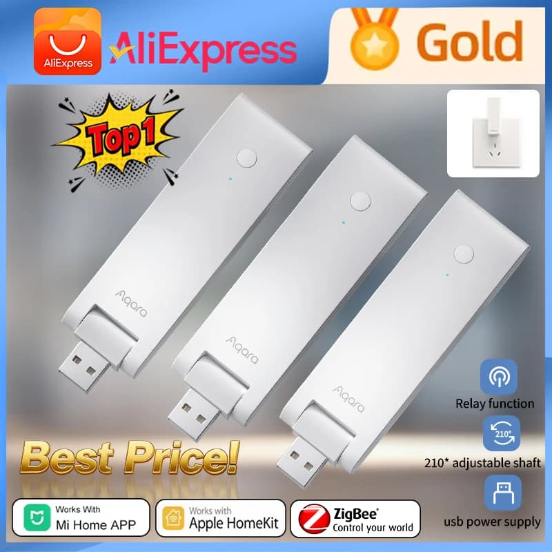 Original Aqara Smart Hub E1 Zigbee 3.0 USB Smart Gateway Aqara Hub Wireless Zigbee Remote Control Hub for Apple Homekit Xiaomi