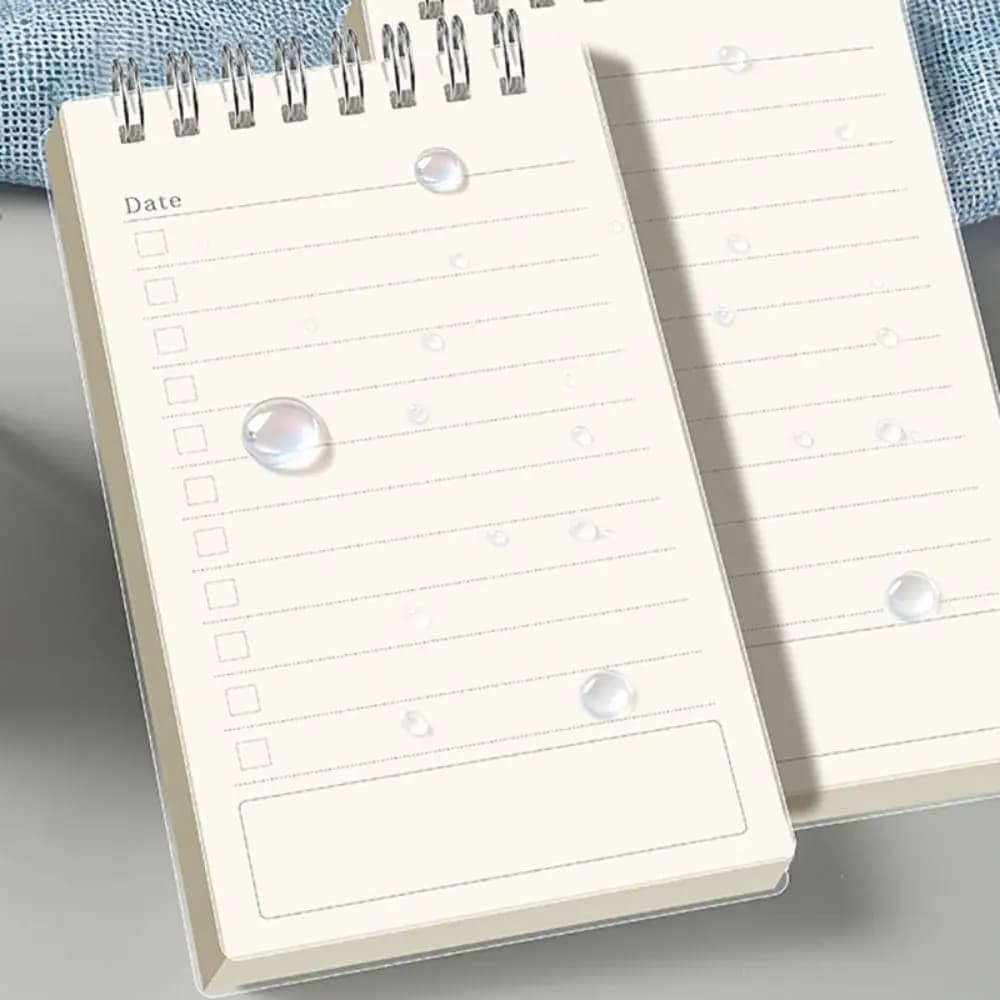 1 pz Agenda Semplice Senza Data A6 Portatile, Lista delle Cose da Fare Quotidiane, Quaderno per l'Autodisciplina, Tracker delle Abitudini