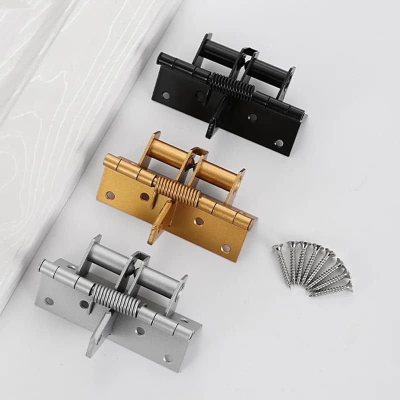 4 Inch 90 Degree Spring Hinge Auto-Close Concealed Multi-Function Door Closer for Home And Office - Durable And Easy to Install