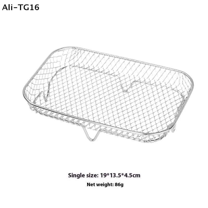 daY16y da1 stainless steel kitchen tool, air frying grill, suitable for air fryers, oven grill, stackable grill, kitchen tool
