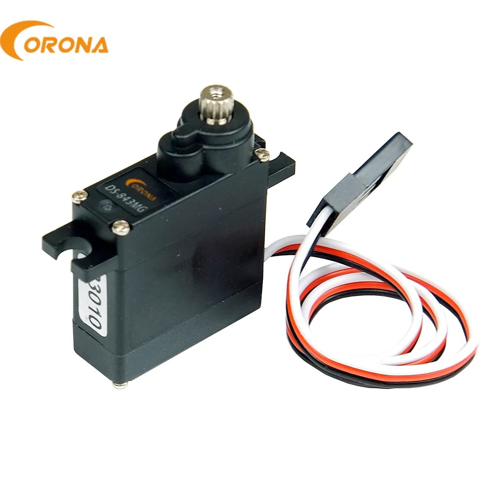 1 pezzo Corona DS843MG DS-843MG Micro Servo digitale a coppia elevata 4.8kg / 0.10sec / 11.5g per RC Toy Car Aereo Modello di robot fai da te