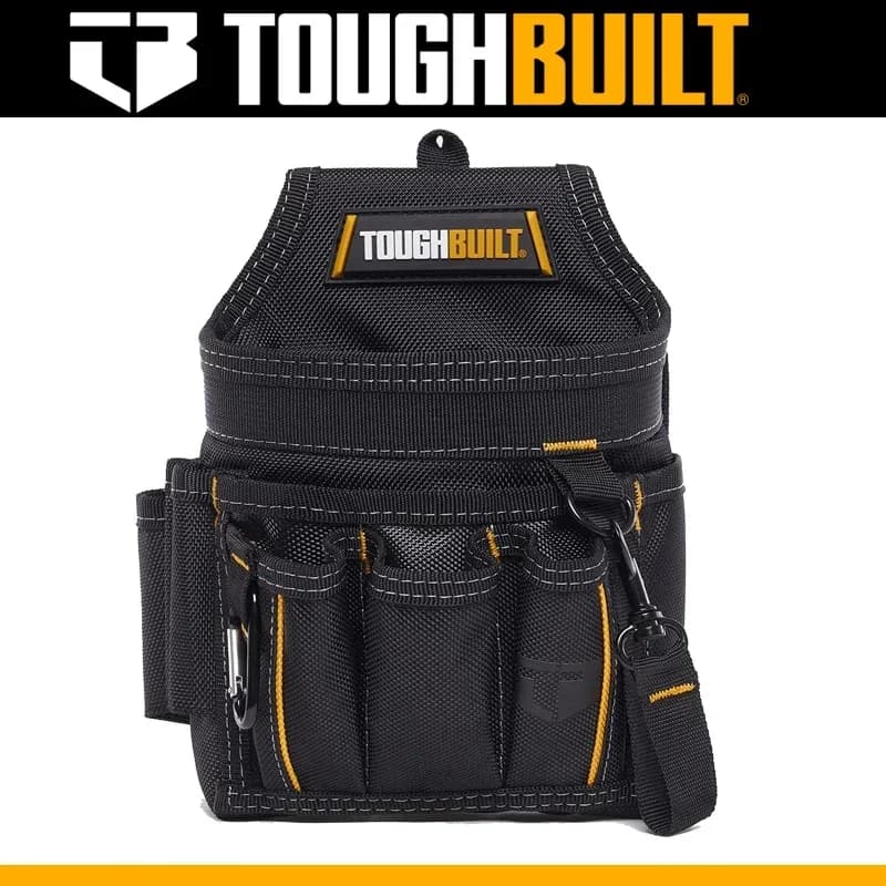 TOUGHBUILT TB-229 Custodia per elettricista portatile resistente all'usura con borsa per attrezzi con tracolla morbida e imbottita