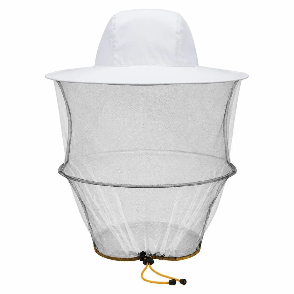 Thickened Mesh Beekeeping Hat Foldable with Brim Protective Bee Hat Anti UV Sunscreen Mosquito Net Hat Outdoor Fishing