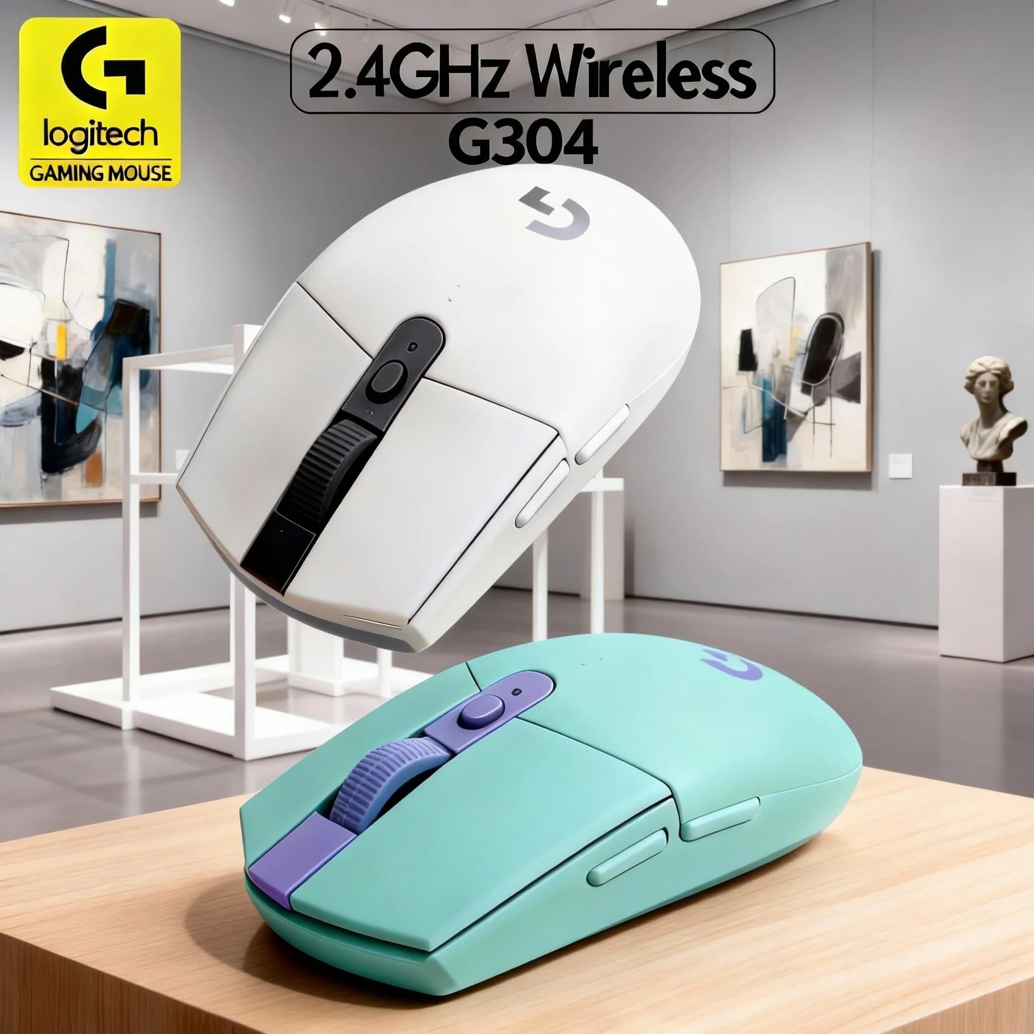 Logitech G304 2.4G Lightspeed Bluetooth 12000DPI Wireless Gaming Mouse with RGB backlight, original, USB rechargeable