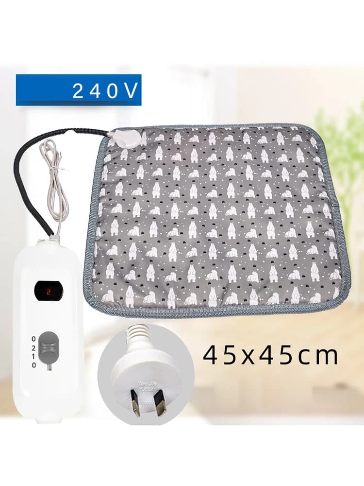 Tappetino riscaldante per animali domestici 230V coperta elettrica transfrontaliera per tappetino per gatti e cani Tappetino riscaldante elettrico impermeabile 2025 Nuovo