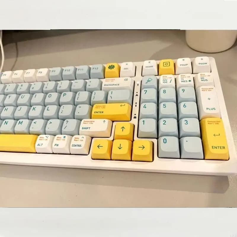 2025 New Shallow Dream XDA Profile Keycaps Set 135Key PBT Dye Sub Keycaps per tastiere