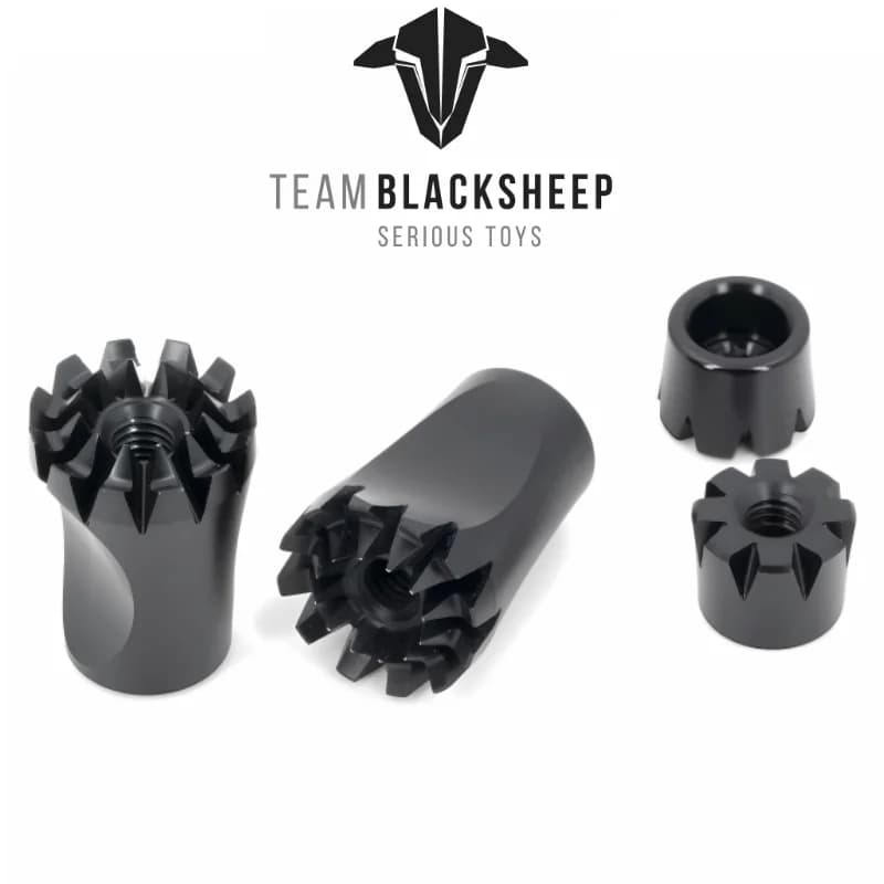 TBS Tango 2 Crown Jewels M3 Aluminum Joysticks-Adjustable Tension Thumbsticks for FPV Racing & RC Transmitter Durable Precision