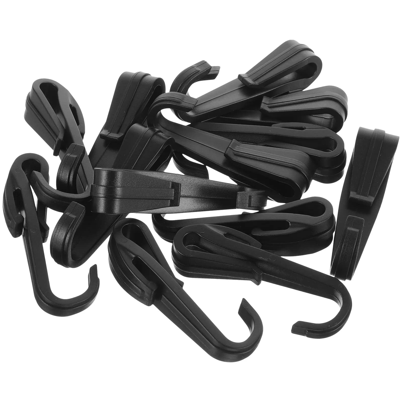 Set of 12 Light Hooks for Fixing Front Lamps, Clips for Embeds, Safety Hooks for Head Lamps for External Use