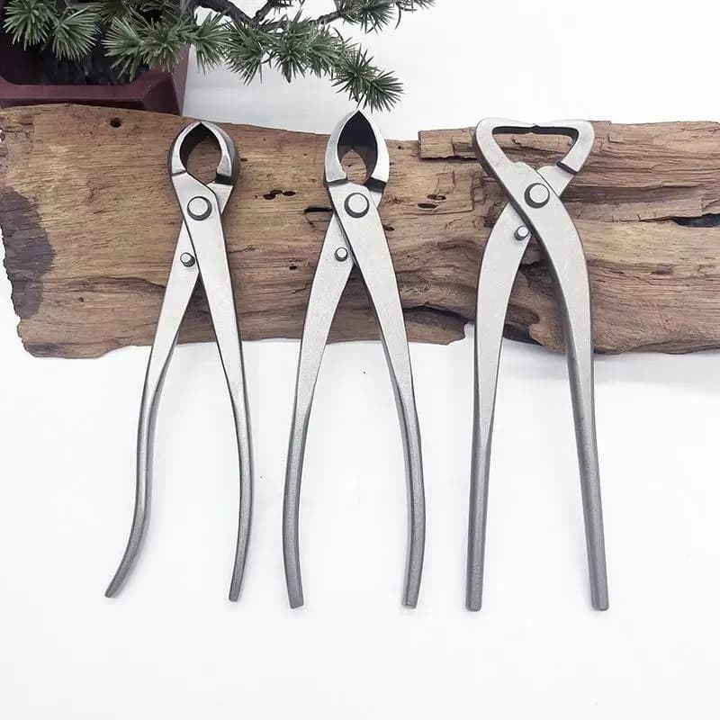 Pinze e forbici per palline per bonsai resistenti per potatura precisa di attrezzi da giardinaggio con impugnatura antiscivolo e finitura resistente alla ruggine