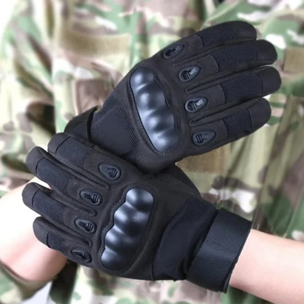 Tactical gloves, whole fingers, for all seasons, outdoor, mountaineering, sport, fitness, touchscreen, non-slip, wear-resistant, comb
