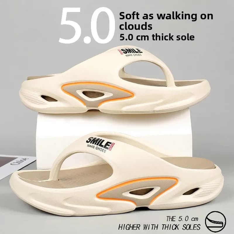 Sandali Estivi alla Moda per Uomo, Antiscivolo con Suola Spessa, Ciabatte Sportive Slip-On, Scarpe da Spiaggia Comode da Indossare all'Aperto