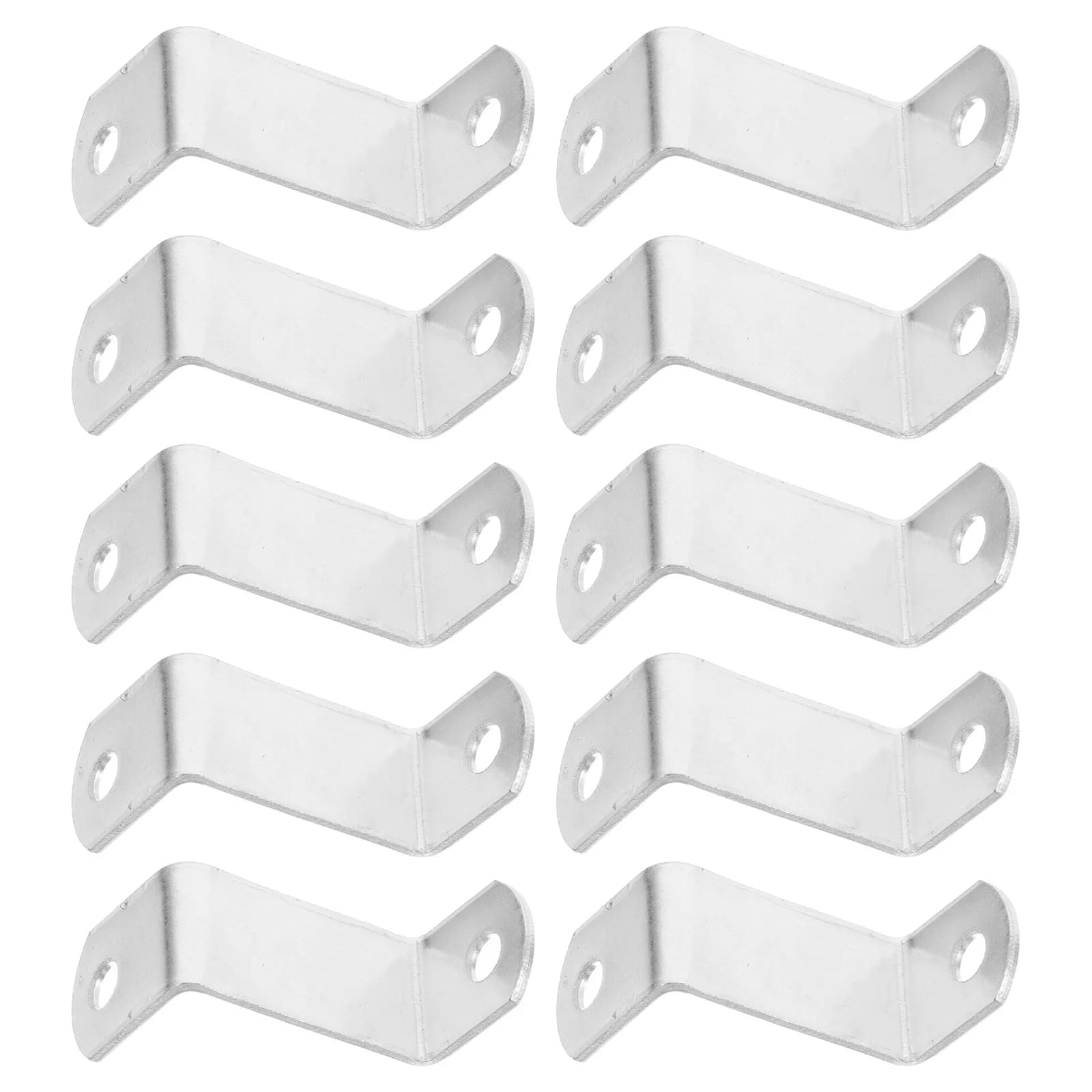 10 pezzi clip offset tela connettori codice angolo cornice ad angolo retto a forma di Z per cornice per foto hardware strumento per incorniciatura foto