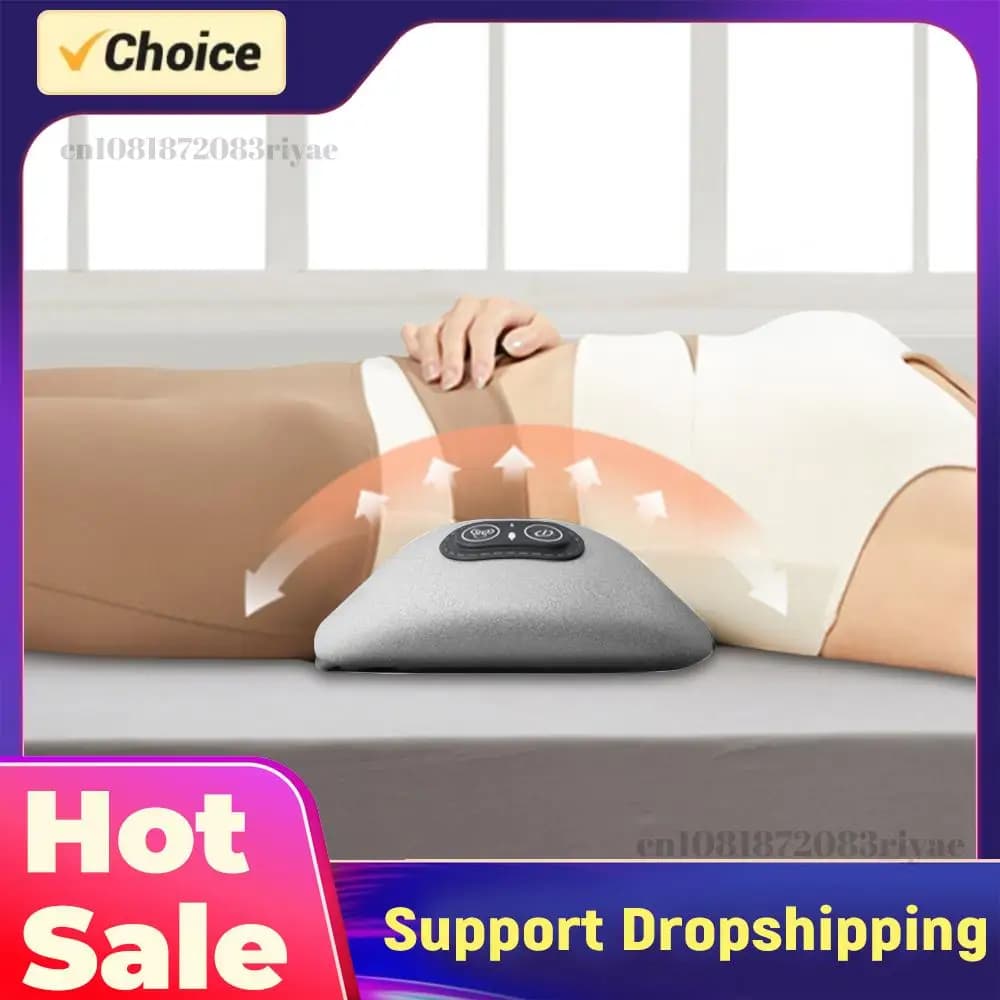 Cuscino Elettrico 3 in 1 per Supporto Lombare con Altezza Regolabile, Cuscino in Memory Foam per Schiena e Vita con Funzione Riscaldante per Letto e Sedia