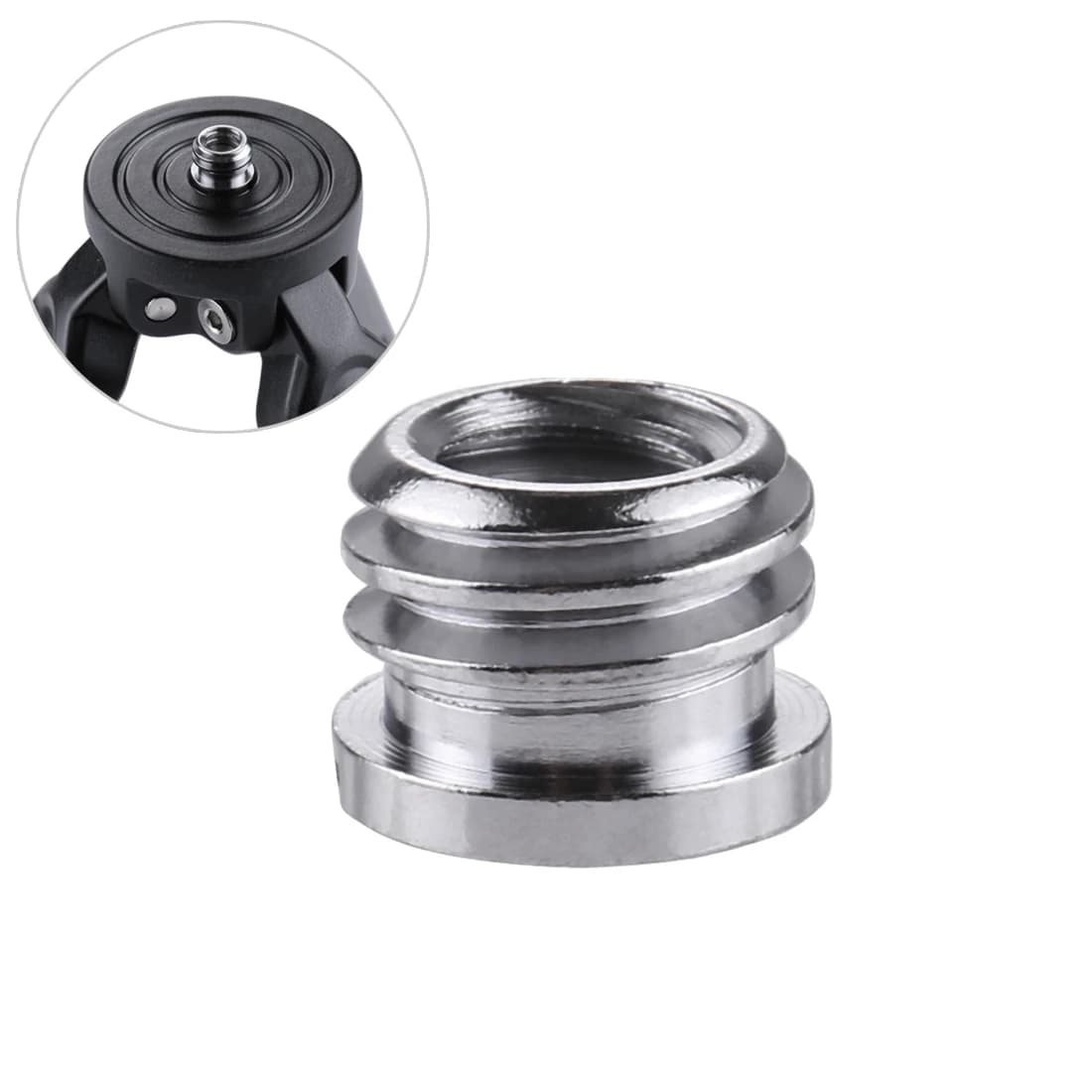 Vite per fotocamera PULUZ Vite di conversione da 1/4 a 3/8 Vite adattatore per montaggio a sgancio rapido per fotocamera per treppiede monopiede testa a sfera