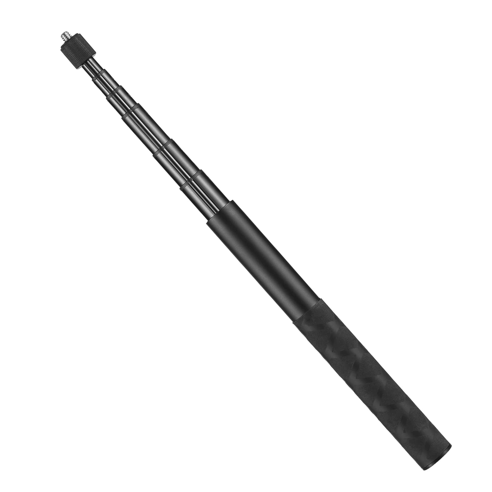 Bastone selfie invisibile allungabile da 120 cm Vite da 1/4 di pollice in lega di alluminio per Insta360 X4/X3/ONE X2/ONE X/ONE RS/ ONE R/ ONE